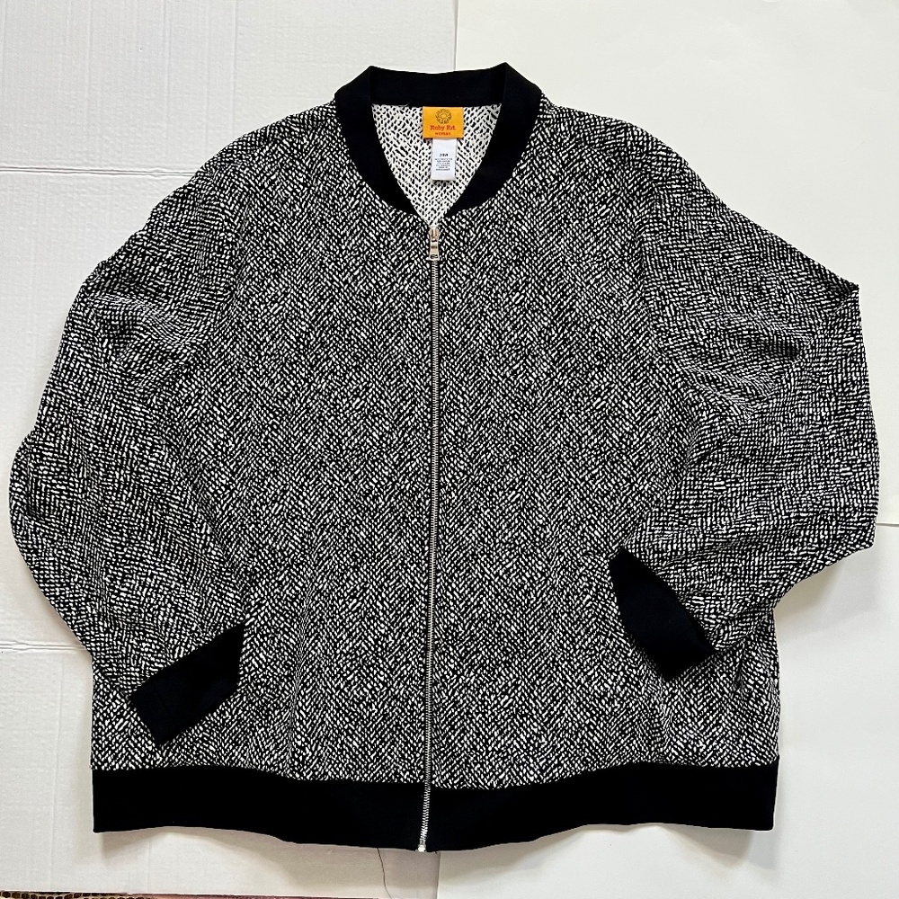 Ruby Rd  Woman Zip Front Jacket - Picture 8 of 8